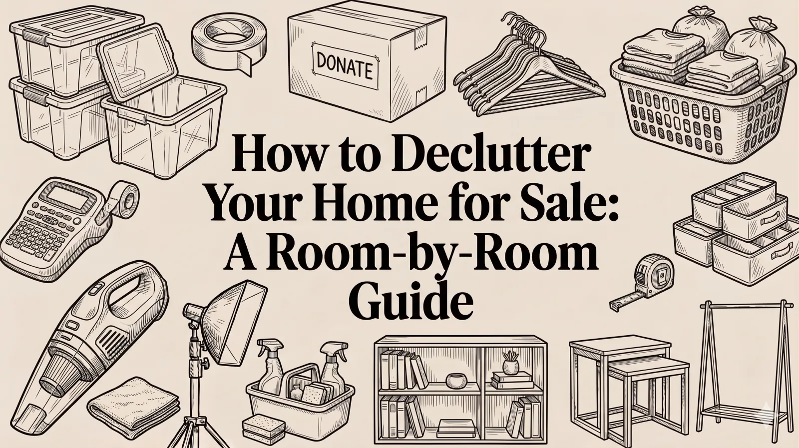 How to Declutter Your Home for Sale: A Room-by-Room Guide