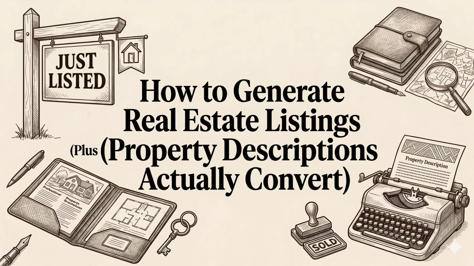 How to Generate Real Estate Listings and Convert Descriptions