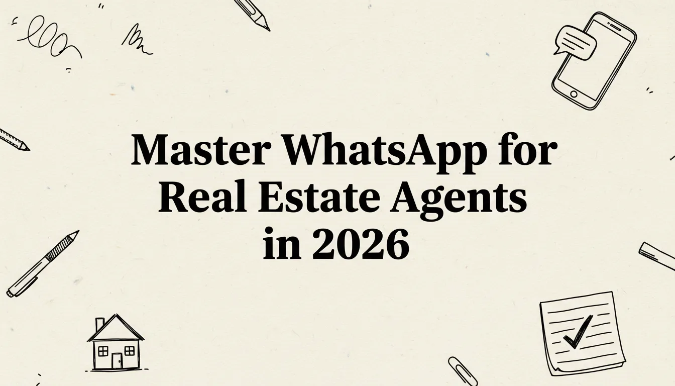 WhatsApp for Real Estate Agents: Buyer Pipeline Playbook 2026