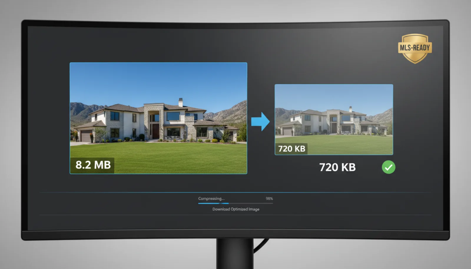 Free Image Compressor & Resizer for Real Estate